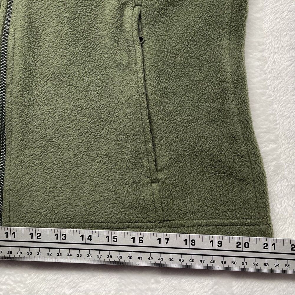 Columbia Benton Springs Fleece Vest Women’s Mock Neck Full Zip Forest Green Lg - Picture 6 of 12